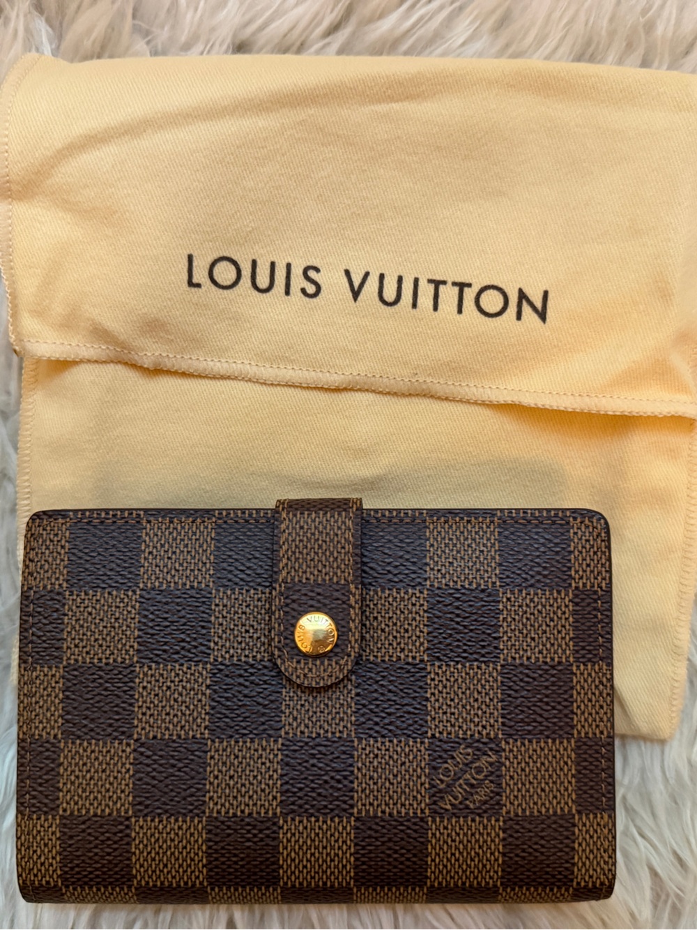 Louis Vuitton Damier Brand New in an original box/cloth - Compact French Wallet